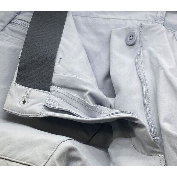 Rohan Women's Stretch Bags Hiking Trousers Pants Light Steel Blue UPF Size 12R - Picture 4 of 9